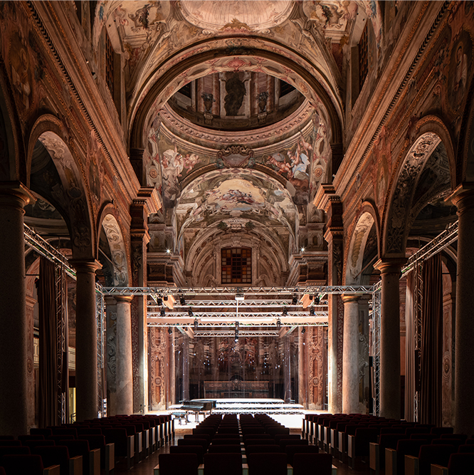 i-dea luce architettura nuova illuminazione piacenza sala dei teatini