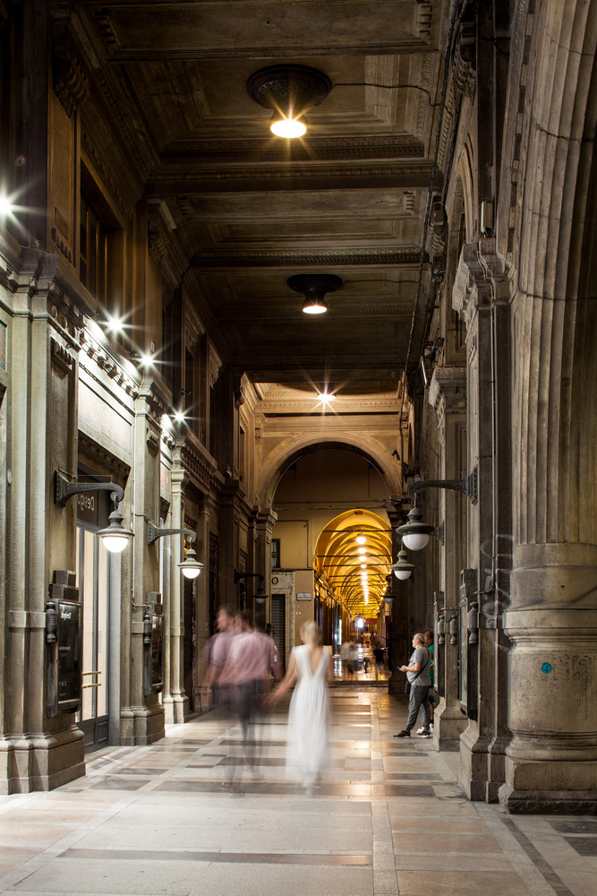 Bologna nuova illuminazione Portici I-DEA Luce architettura