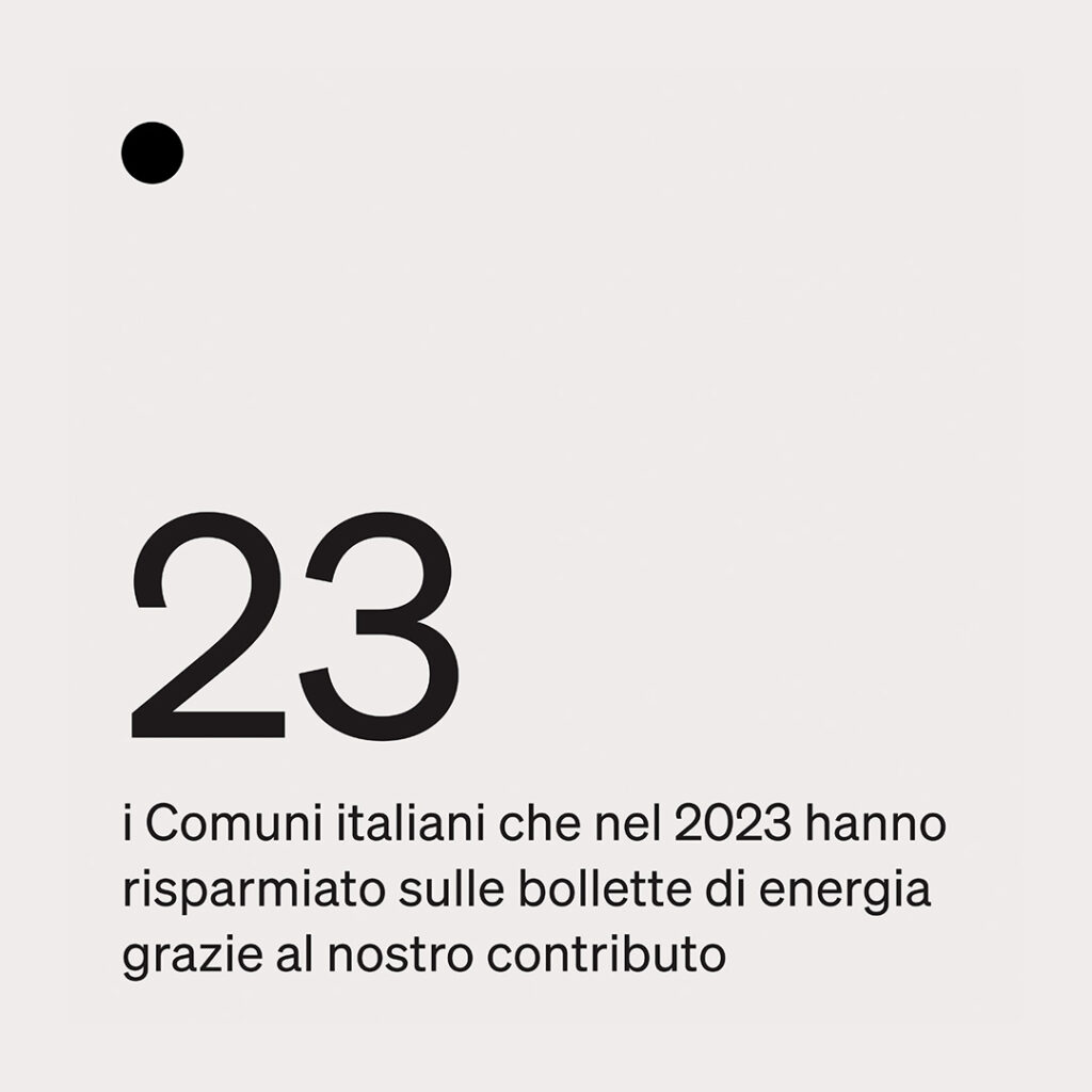 2023: il nostro risparmio energetico